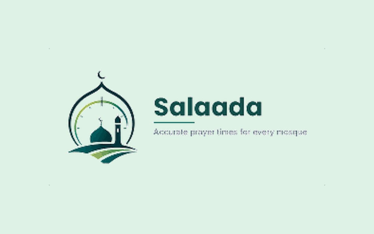 Salaada brand mark — the wordmark for the prayer times platform